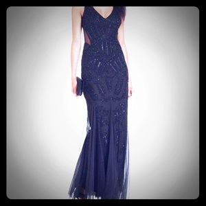 Adrianna Papell bead and sequin  gown.